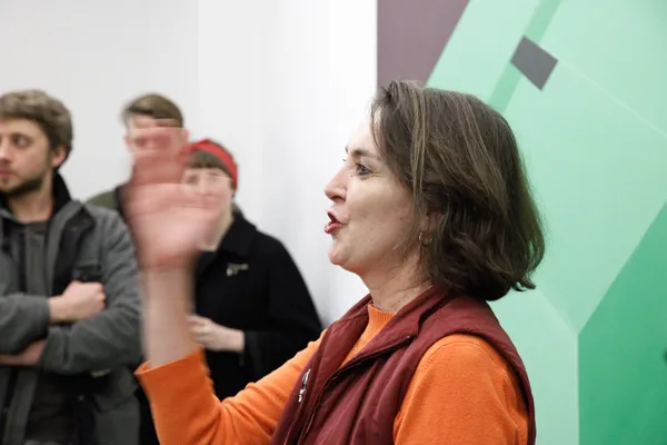 Dr. Helen Adkins, public talk, communication & marketing for visual artists, educational programme, bbk berlin, June 2024
